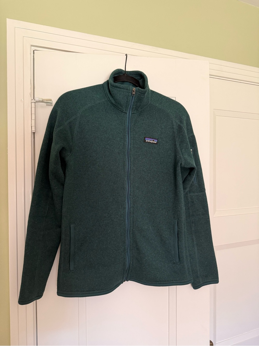 Patagonia Forest Green Full-Zip Fleece Jacket